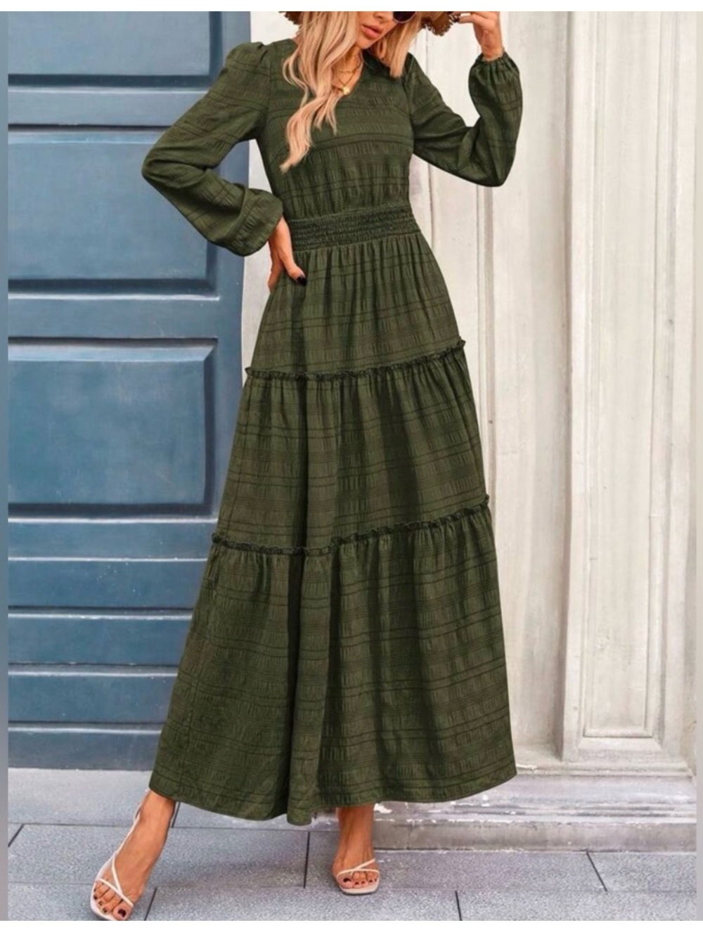 Three dresses  Olive Green , black and beige 
Maxi Dress for sale